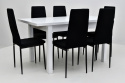 Prostokątny stół S-18 80x160 rozkładany do 200 oraz krzesała K-93mc (wybierz wymiar stołu i ilość krzeseł)