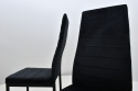 Designerski stół Cherry 2d oraz krzesła K-91wc