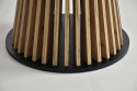 Komplet mebli, okrągły stół Lamel z krzesłami Krzyżak (wybór kolorystyki, wymiaru stołu)