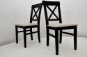 Nieduży, kwadratowy stół S-44 z krzesłami K-64 (do wyboru, wymiar, kolorystyka, liczba krzeseł)