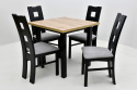 Kwadratowy stół Max 8 80/80 - 160 oraz 4 krzesła K-42