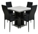 Rozkładany stół Igor lam + 4 krzesła K-90c