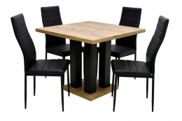 Rozkładany stół Igor lam + 4 krzesła K-90c