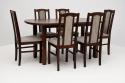Stół Wenus 1 80/160 rozkładany do 200 oraz krzesła Bos 7 (wybierz kolorystykę i liczbę krzeseł)