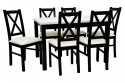 Stół Max 5 80/120 rozkładany do 150 oraz 4 krzesła K-22