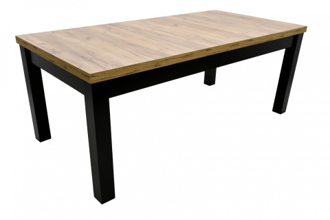 Prostokątny, rozkładany stół S-22 G / POGRUBIONY BLAT / blat laminat / wybierz kolor i wymiar