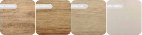 Solidny stół S-22 blat laminat dlux 80/120 - 160 oraz 4 krzesła Nilo 10