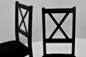 Solidny stół S-22 blat laminat dlux 80/120 - 160 oraz 4 krzesła Nilo 10