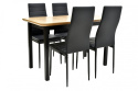 Stół Max 4 70/120 rozkładany do do 150 oraz 4 krzesła K-90c