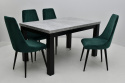 Stół S-22G 80/140 - 195 oraz 4 krzesła S-93 (wybierz wymiar / ilość krzeseł / kolorystykę)