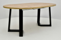 Stół STL 91 o średnicy 100 cm rozkładany do 180 oraz 4 krzesła K-78