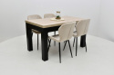 Stół HALK 80x140 rozkładany do 180 cm oraz 4 krzesła K1-FX