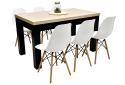 Stół HALK 80x140 rozkładany do 180 cm oraz 6 krzeseł K-87