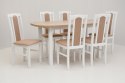 Stół Wenus 1 80/160 rozkładany do 200 oraz krzesła Bos 7 (wybierz kolorystykę i liczbę krzeseł)