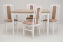 Stół Max 10 70/120 rozkładany do 160 + 4 krzesła Bos 7