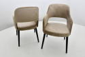 Kwadratowy stół S-44pcb 90/90 - 170 oraz 4 krzesła K-85r
