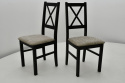 Kwadratowy stół S-44pcb 80/80 - 160 oraz 4 krzesła Nilo 10 (wybór wymiaru i kolorystyki)