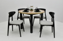 Okrągły stół Poli 4 100 cm do 180 oraz 4 krzesła S-80