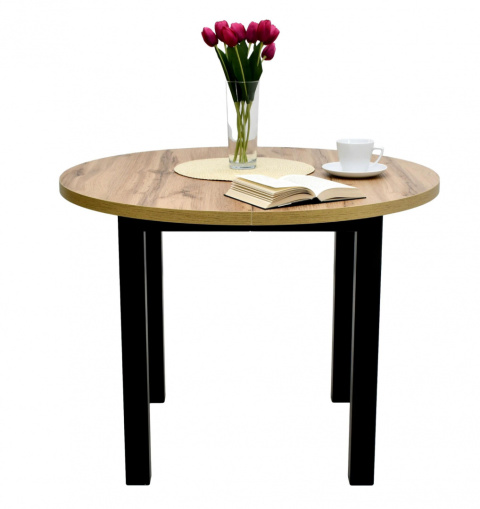 Okrągły stół Poli 4, średnica 100 cm rozkładany do 180 cm