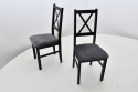 Stół S-22G 90/140 - 210 oraz 4 krzesła Nilo 10 (wybierz wymiar / ilość krzeseł / kolorystykę)