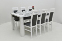 Stół S-44 90/160 rozkładany do 200 oraz 6 krzeseł K-85 (wybierz wymiar i liczbę krzeseł)