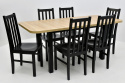 Stół Wenus 2 80/140 -180 oraz 4 krzesła Bos 10d / wybór ilości krzeseł