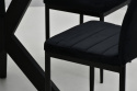 Komplet mebli stół Trio fi 90 cm rozkładany do 130 i 4 krzesła K-91wc (możliwa zmiana wymiaru)