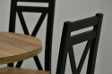 Okrągły stół Trio 90 oraz 4 krzesła K-22a (różne wymiary i kolory)
