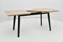 Śliczny komplet stół Oslo X 80x120-160 oraz 6 krzeseł K-90c