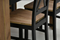 Prostokątny stół S-44 80x120 do 165 oraz 4 krzesła Krzyżak (różne wymiary i kolory)