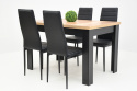 mega śliczny, stół S-44 70/120 - 165 oraz 6 krzeseł K-90c (wybór kolorystyki i ilości krzeseł)