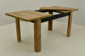 rozkładany stół S-44 70/120 - 165 oraz 4 krzesła K-91wc (możliwość zmiany wymiaru stołu i ilości krzeseł)