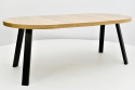 Okrągły stół S-3, średnica 100cm rozkładany do 200 + 6 krzeseł drewnianych Bos 10D