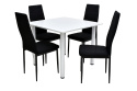 Praktyczny stół Paola CB 80/80 oraz 4 krzesła K-93mc