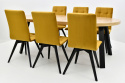 Okrągły stół S-3, średnica 100cm rozkładany do 200 + 4 krzesła K-33