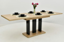 Rozkładany stół Appia 80x130 do 210 cm oraz 4 krzesła Luna 1