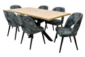 Stół prostokątny Cherry 2 90x180 oraz 4 krzesła K-84R