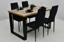 Rodzinny stół Borys max 85x130 rozkładany oraz krzesła K-91wc