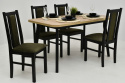 Rozkładany stół Oslo 6 80/140 - 180 oraz krzesła Bos 14 (wybierz kolorystykę i liczbę kzreseł)