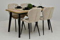 Stół do salonu Oslo 6 80/140-180 oraz krzesła K1 FX