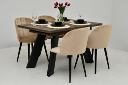 Stół Como 80x130 rozkładany do 210cm + krzesła S-100