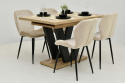 Komplet, stół Lara oraz krzesła K1 FX (ilość krzeseł do wyboru)