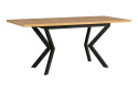 Stół na stalowych nogach, stół Ikon 4 80/140-180