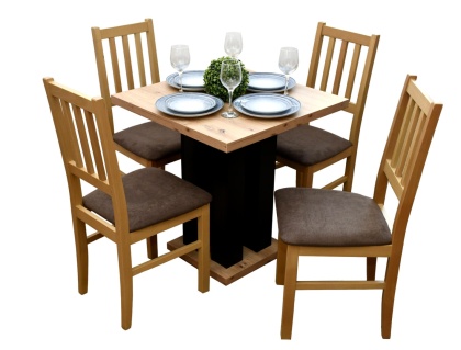 Kwadratowy stół Igor lam z krzesłami Bos 4, wymiar stołu, ilość krzeseł i kolorystyka do wyboru