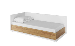 Łóżko z pojemnikiem i materacem, łóżko MS-09L, łóżko Simi