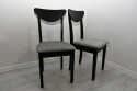 Prostokątny stół Alba 1 80/120-150 oraz krzesła Hugo 3