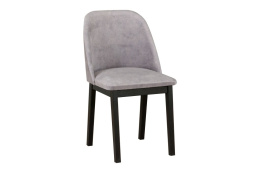 Śliczne krzesło czarne nogi, szara tapicerka Monti 1