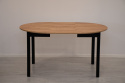Śliczny komplet, stół FR-5 fi 102 cm rozkładany do 142 cm i krzesła Hugo 3