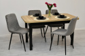 Stół do jadalni, Wenus 2 XL 80/140-220 oraz krzesła K-5F