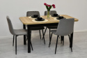 Stół do jadalni, Wenus 2 XL 80/140-220 oraz krzesła K-5F